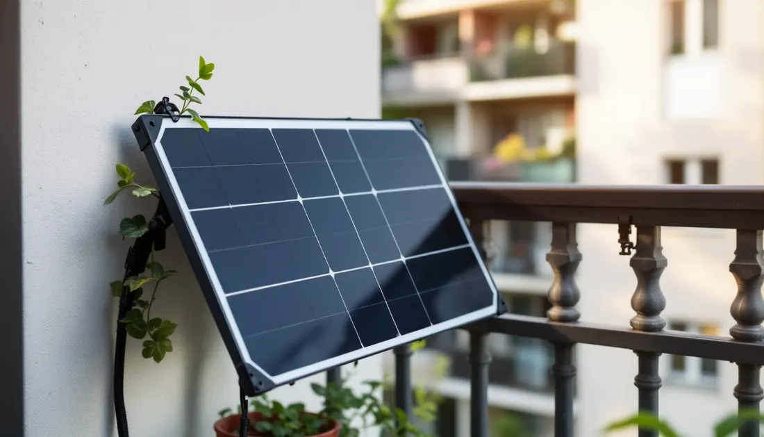 Plug-and-play zonnepanelen op een balkon